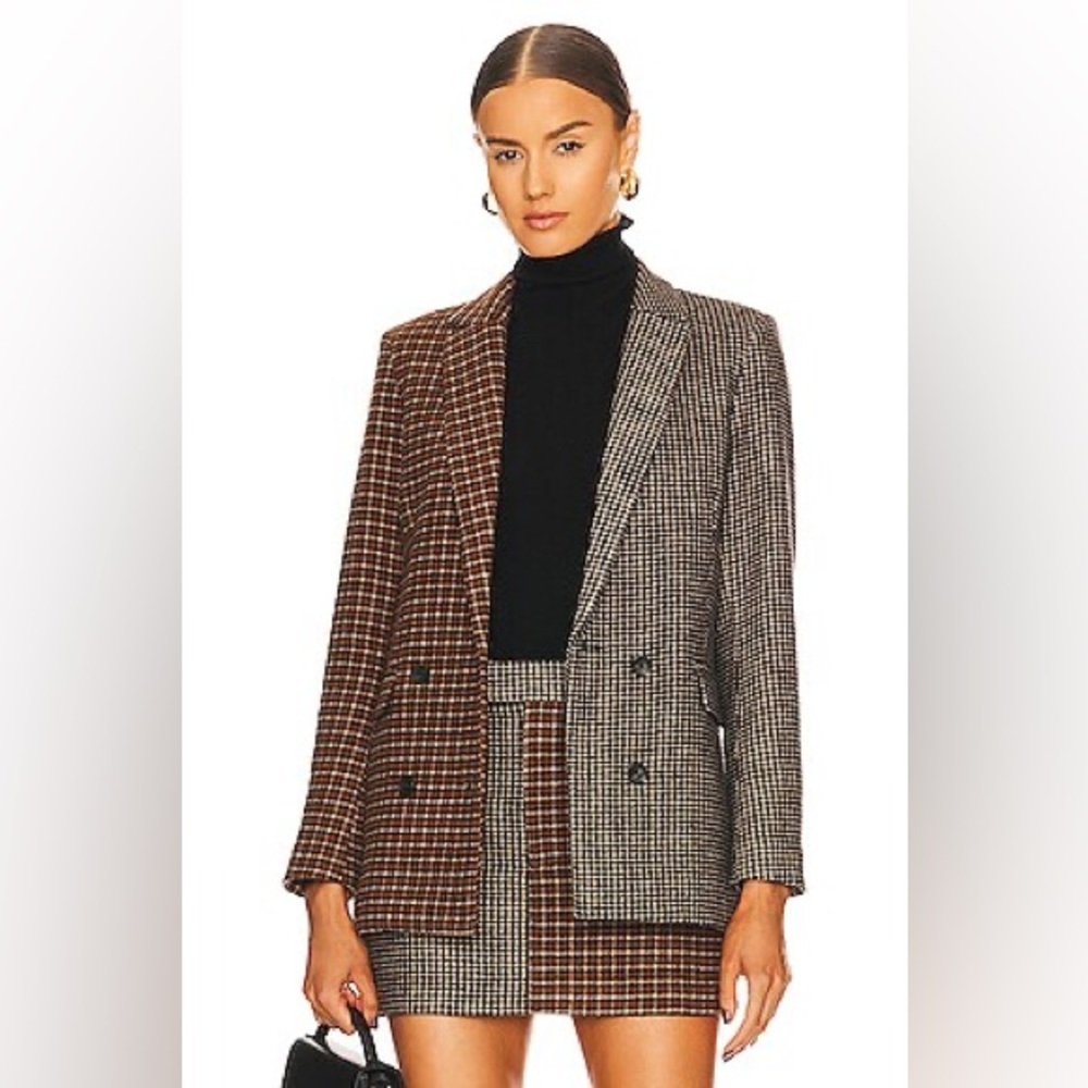 Rails Revolve Cody Blazer in Mixed Mini Check